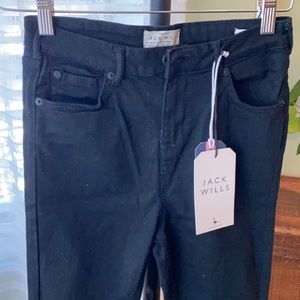 Jack Wills black skinny jeans size 25/28